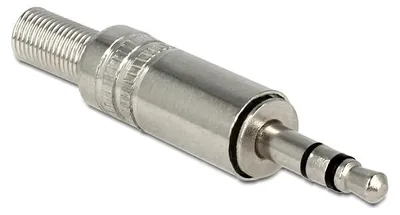 Immagine prodotto di DELOCK Klinkestecker 3,5mm 3Pin lötbar silber