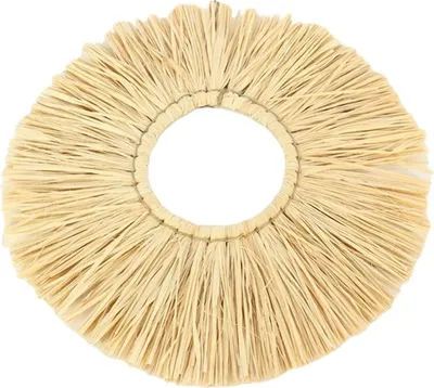 Produktbild von Boho-Wanddeko aus Raffia, in vielen Größen & Ausführungen erhältlich | Boho-Raffia-Deko, Farbe:Boho Wanddeko Capri Ø 42cm