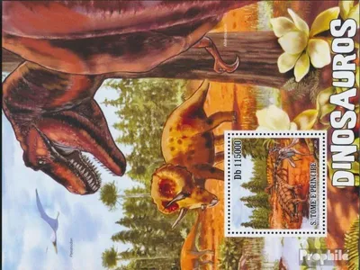Produktbild von Briefmarken Sao Tome e Principe 2010 Mi Block 755 (kompl. Ausgabe) postfrisch Dinosaurier