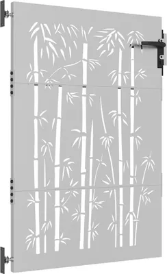 Obrázok produktu pre vidaXL Záhradná brána 85x150 cm Corten Steel Bamboo Design
