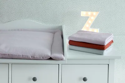 Produktbild von KraftKids Wickelauflage Doppelkrepp Rosa 78x78 cm (BxT)
