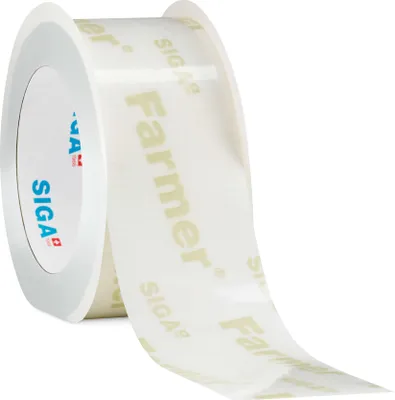 Produktbild von Siga Klebeband Farmer 6 cm x 15 m transparent