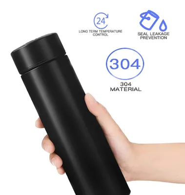 Productafbeelding van Omgoods - Vacuüm Thermosbeker RVS 500ml voor Reizen