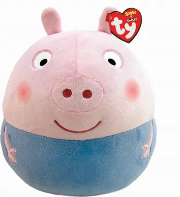 Obrázok produktu pre ty 39216 Plyšový vankúšik Squsih-A-Boos - George Peppa Pig, 35 cm