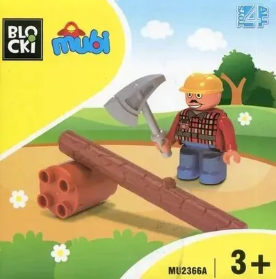 Produktbild von Klocki Mubi - Figurka Drwal