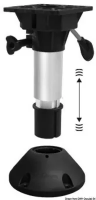 Obrázok produktu pre Držiak a základňa sedadla WAVERIDER, vonkajšie 500/630 mm, 1 kus