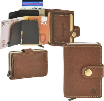 Zdjęcie produktu dla Greenburry Vintage Wallet RFID Protection Leather 10 cm