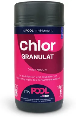 Produktbild von myPOOL Chlorquick Gran Schnellgranulat | 1,0 kg