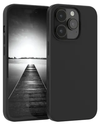 Produktbild von EAZY CASE - TPU Hülle für Apple iPhone 14 Pro, TPU Case stoßfeste Handyhülle, weiches Cover mit Kameraschutz, Silikonhülle in Schwarz