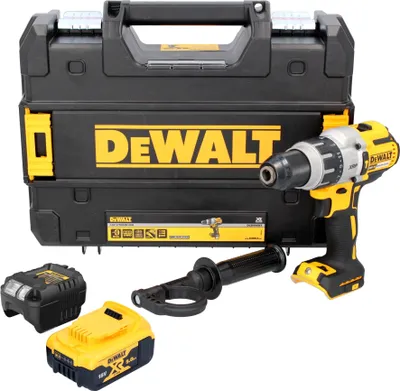Produktbild von DeWalt DCD 996 P1T Akku Schlagbohrschrauber 18 V 95 Nm Brushless + 1x Akku 5,0 Ah + Ladegerät + TSTAK