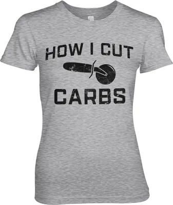 Produktbild von Pizza Slicer Girly Tee - XX-Large - HeatherGrey