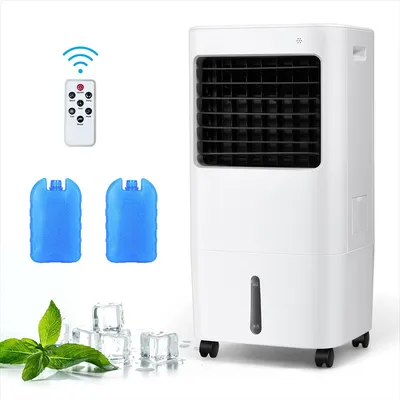 Produktbild von Luftkühler mit 3 Modi & 4 Windgeschwindigkeiten, Fernbedienung, Wassertank 20L, Timer 7,5 H, Ventilator & Luftbefeuchter & Luftkühler für Haus, Büro