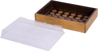 Produktbild von SIENA GARDEN Anzuchtvollholzkiste mit 24 Quelltabs