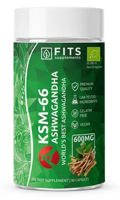 Obrázek produktu pro Ashwagandha KSM-66 600 mg, 90 tobolek