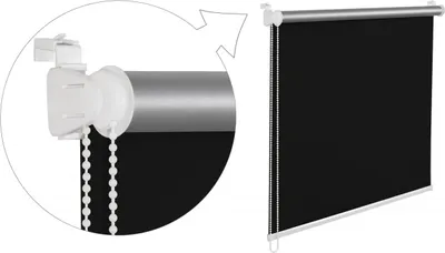 Immagine prodotto di Tenda termica a rullo oscurante 100x200 cm nero Tenda a rullo per finestre con rivestimento termico 100% oscurante