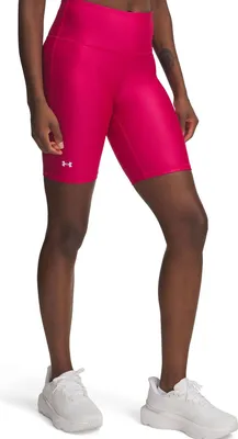 Productafbeelding van Under Armour dames fietsshort, model Tech, kleur roze, maat L