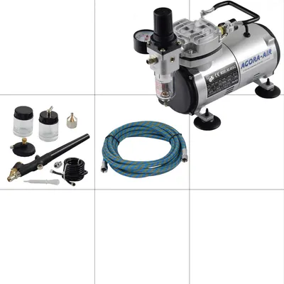 Produktbild von Agora-Tec® Airbrush Komplett-Set EXPERT I