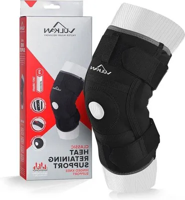 Produktbild von Famanu Kniebandage mit Patellaband und Stabilisierung - Schwarz