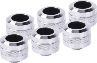 Produktbild von Alphacool 17476, Anpassungssatz, Messing, Chrom, 1/4", 23 mm, 2,6 cm