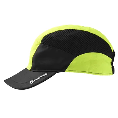 Immagine prodotto di INUTEQ Headcool Power - Cappellino rinfrescante - Funziona con acqua - Leggerissimo - Fino a 8 ore di freschezza - Giallo e nero - Taglia S/M