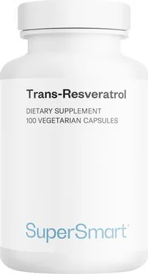 Produktbild von SuperSmart Trans-Resveratrol Dietary Supplement - 100 Vegi-Kaps