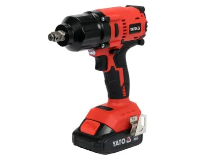 Produktbild von Yato YT-82807, Schlagschrauber, Pistolengriff, 1/2", Schnellwechselfutter, Schwarz, Rot, Bürstenlos