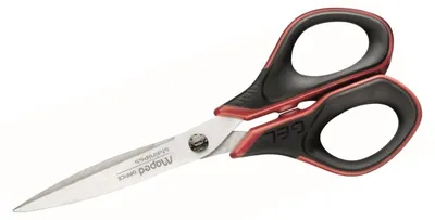 Produktbild von Maped 496210, Gerader Schnitt, Einzelbild, Schwarz, Rot, Kunst-& Handwerksscheren, Büroscheren, Beidhändig, 17 cm
