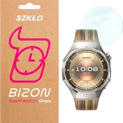 Produktbild von Gehärtetes Glas für Huawei Watch GT6 Pro 46 mm, Bizon Glass Watch Clear, Transparent