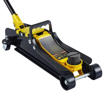 Obrázek produktu pro Zvedák podlahy, ocelová konstrukce, nosnost 2500 kg, minimální výška 8,5 cm, maximální výška 38 cm, hydraulická samostatná pumpa