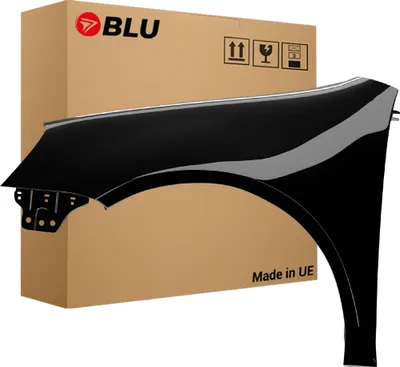 Immagine prodotto di BLU Parafango compatibile con VW Volkswagen Golf V 5 Hatchback L041 LO41 Sinistra Schwarz Schwarz | 2003-2009 | Anteriore | Verniciato | Pronto per il montaggio | Acciaio