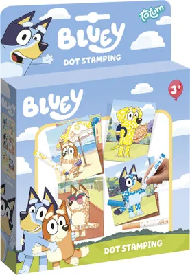 Image de Totum Bluey Tampon et livre de coloriage avec modèles