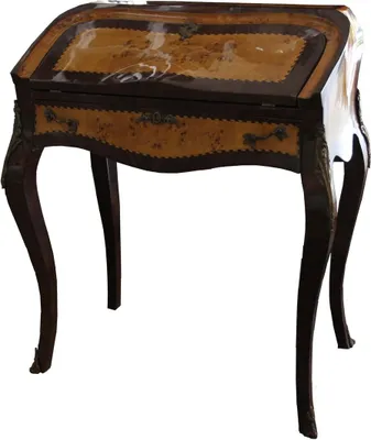 Produktbild von Casa Padrino Barock Sekretär Mahagony Braun - 74 x 45 x H 88 cm - Sekretär Antik Stil