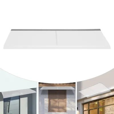 Produktbild von Durchsichtige Regenschutzabdeckung, Fenstermarkise Regenschutz, Haustürüberdachung
