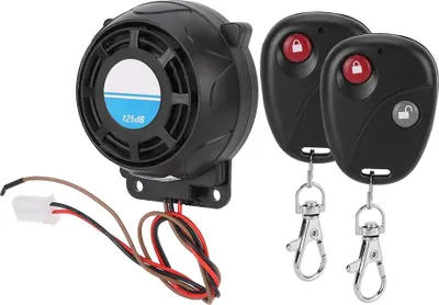 Image de 105-125dB Alarme de moto télécommandée Klaxon antivol Système de sécurité