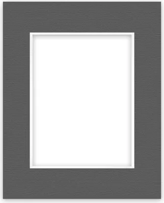 Obrázek produktu pro nielsen Conservation passe-partout 1,5 mm, vnější formát 24x30 cm pro obrázky 15x20 cm, grafitově šedá se strukturou