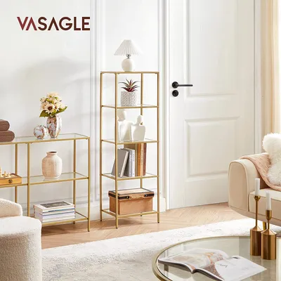 Produktbild von VASAGLE Standregal, Bücherregal, Badregal, 5 Ebenen, Küchenregal