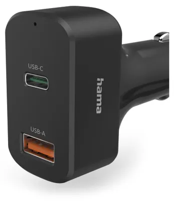 Produktbild von Hama Notebook-Netzteil Universal-KfZ, USB-C, PD, 65W