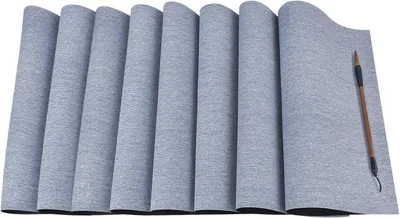 Productafbeelding van Chinese kalligrafie zonder inkt - Set van 8 - Magische Waterschrijfpapier - Chinese magische doek