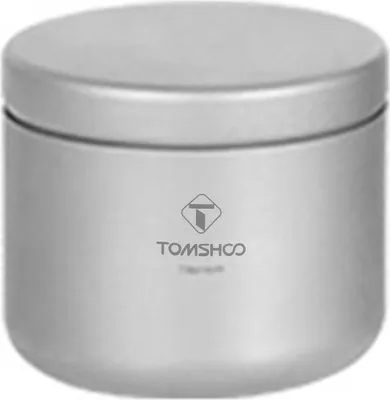 Zdjęcie produktu dla Puszka na herbatę TOMSHOO, 35 ml, lekka tytanowa puszka do przechowywania kawy, ziół, przypraw