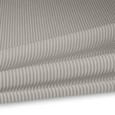 Produktbild von Outdoorstoff Polsterstoff Stoff Gartenmöbel mit Streifen 240g/m² Breite 160 cm Farbe grau/weiß