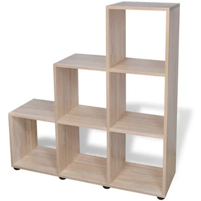 Obrázek produktu pro vidaXL Schodišťová knihovna 107 cm Dub Barva