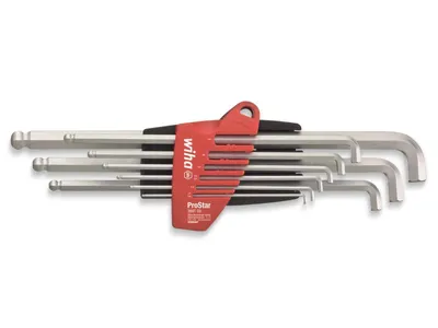 Immagine prodotto di Wiha Allen Allen key set 1.5 mm, 2 mm, 2.5 mm, 3 mm, 4 mm, 5 mm, 6 mm, 8 mm, 10 mm 9-piece