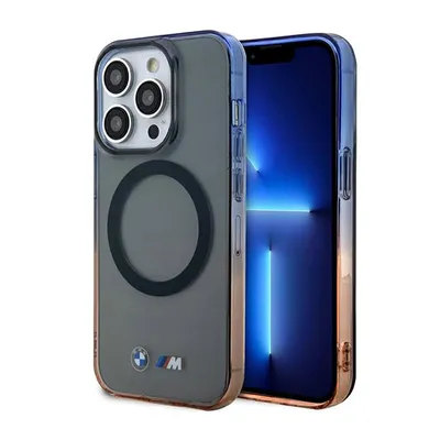 A BMW branded iPhone case is shown next to an iPhone.