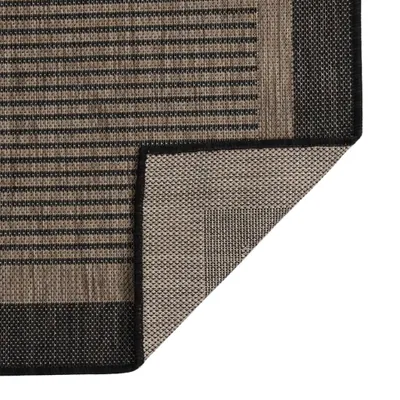 Immagine prodotto di vidaXL Tappeto per esterni a trama piatta 160x230 cm marrone scuro