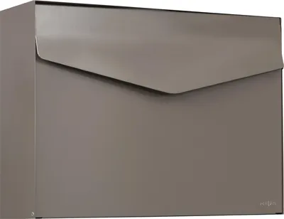 Produktbild von MEFA Briefkasten Letter 112 beigegrau Postkasten mit Sicherheitsschloss Briefbox