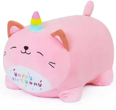 Produktbild von Einzigartige dunkle Einhorn-Kuschelplüschfigur für Geburtstagsschmuck und Geschenke