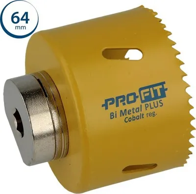 Productafbeelding van ProFit - HSS bi-metaal plus gatenzaag met regelmatige vertanding, 64 mm