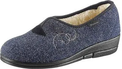 Produktbild von Fischer Markenschuhe Hausschuhe blau in Gr. 39