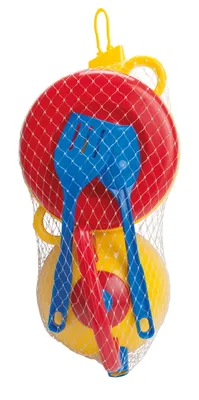Produktbild von Dantoy 7-tlg. Kinder Spielzeug Kessel und Topfset Topf-Set im Netz 4210