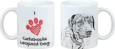 Immagine prodotto di Art-Dog Tazza in Vetroceramica – Cane leopardo Catahoula